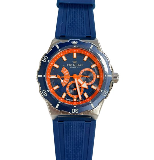 Watch Pryngeps JAMAICA in Steel A1216 BLU ARANCIO - A1216 BLU ARANCIO